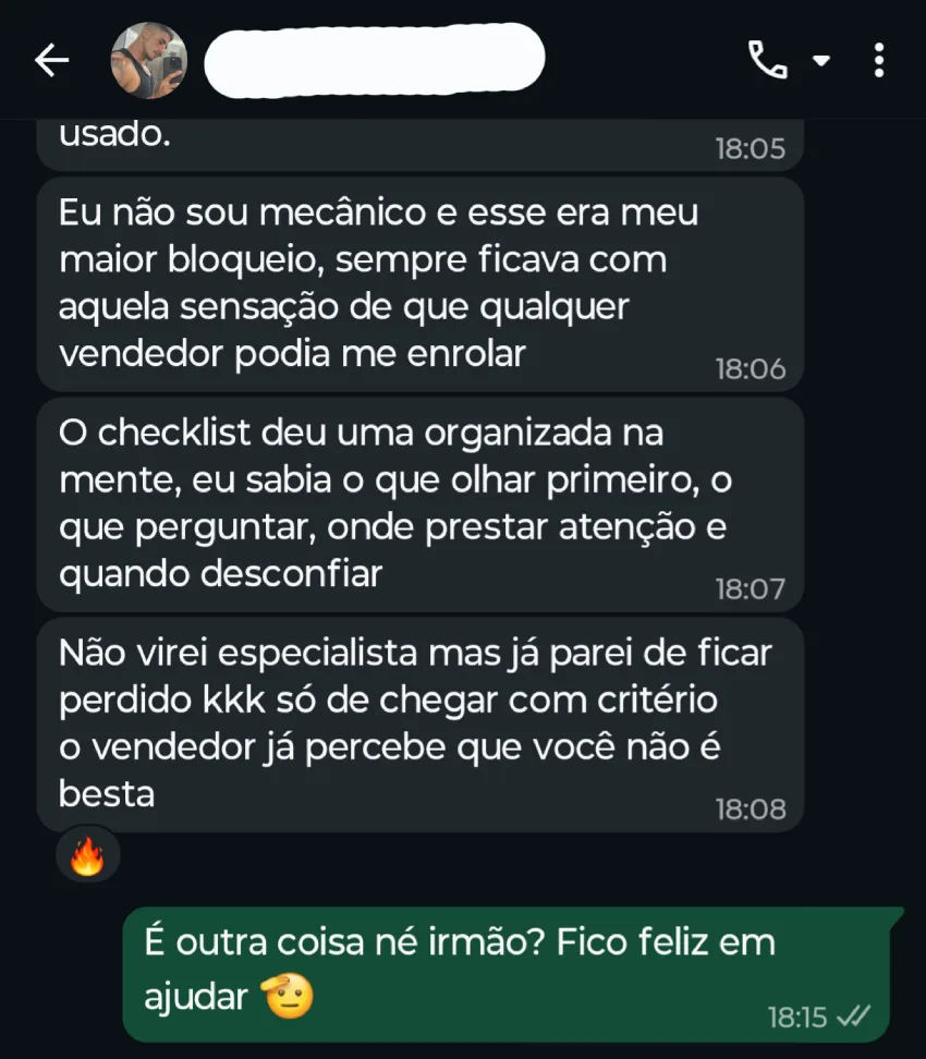 Depoimento de cliente 4